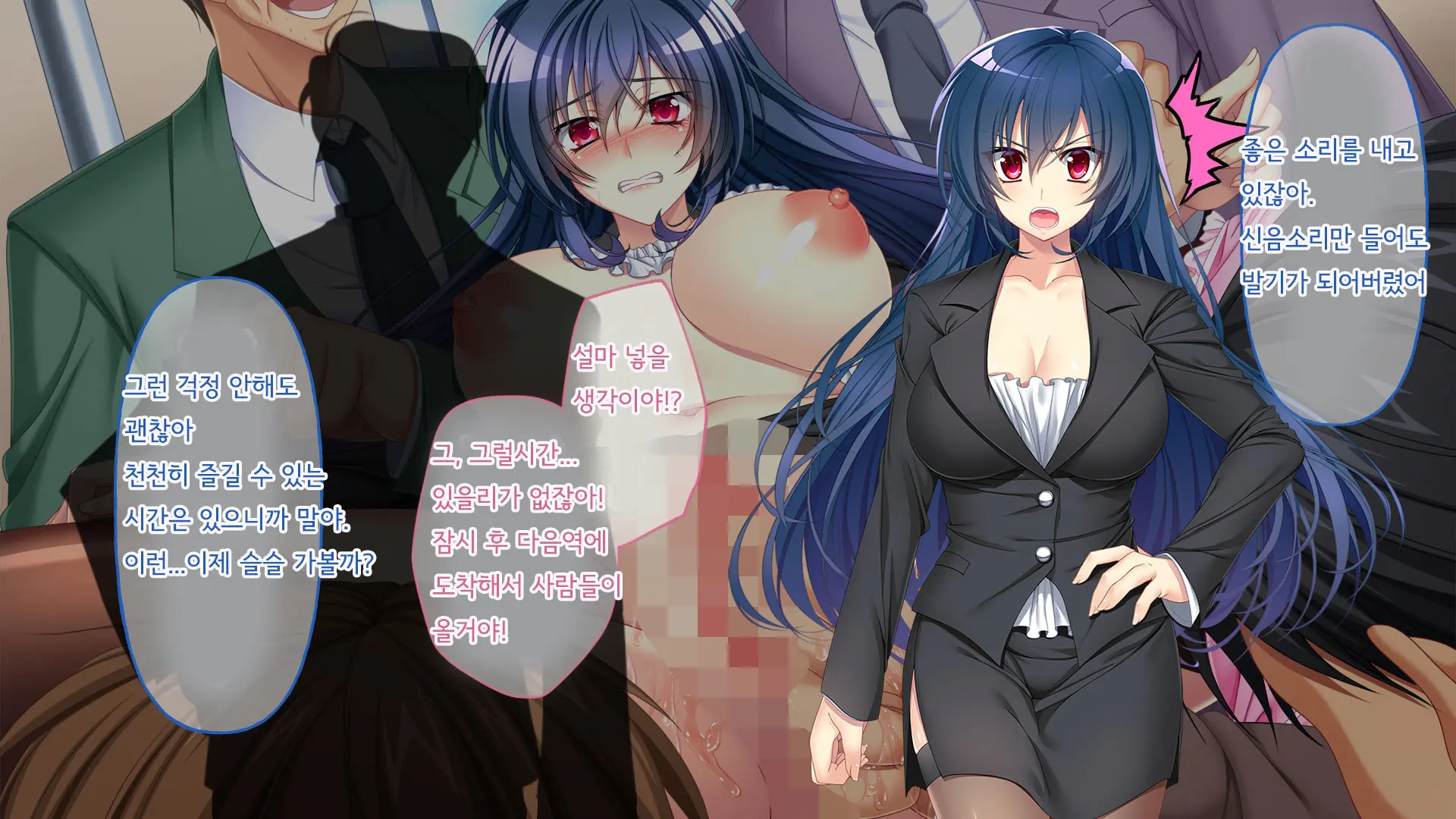 Nigeba Nashi! Misshitsu Chikan Densha ~ Otori Sosakan No Hamerare Jigoku | 도망칠수 없어! 밀실치한전차 ~함정수사관의 삽입지옥~